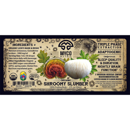 Mycomatrix Shroomy Slumber Adaptogenic Mushroom Extract