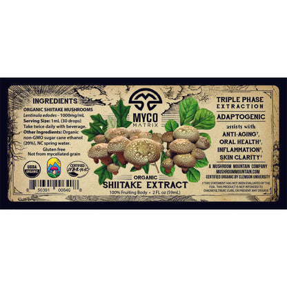 Mycomatrix SHIITAKE Adaptogenic Mushroom Extract