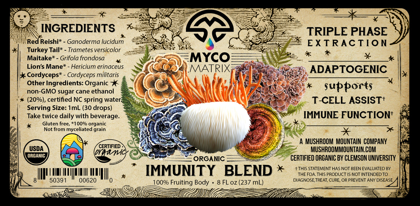 Mycomatrix Immunity Blend Adaptogenic Mushroom Extract