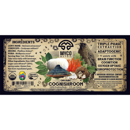 Mycomatrix CogniShroom Adaptogenic Mushroom Extract