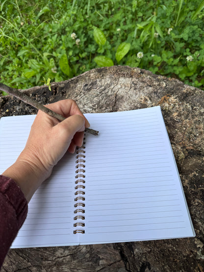 Mushroom Spiral Notebook – Lined Pages