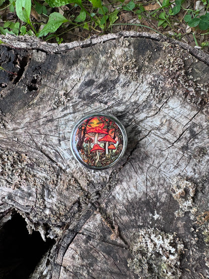 Mushroom Pocket Pill Box