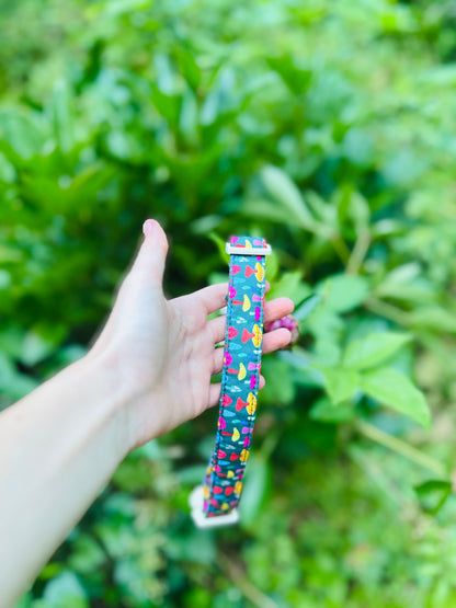 Colorful Mushroom Pet Collar