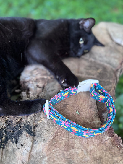Colorful Mushroom Pet Collar