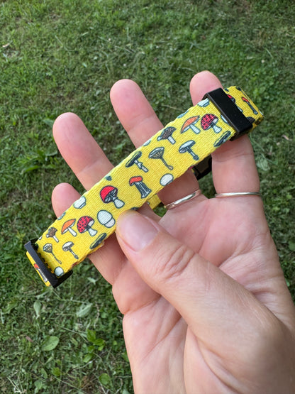 Colorful Mushroom Pet Collar