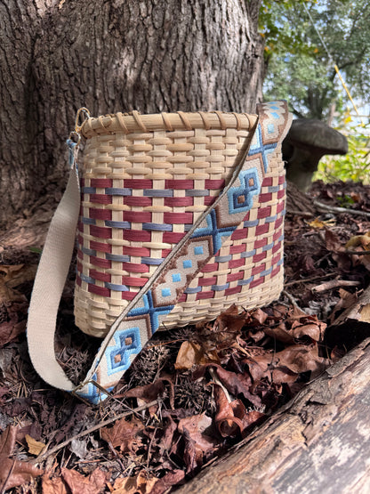 Handwoven Mushroom Foraging Basket – Large