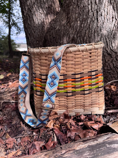 Handwoven Mushroom Foraging Basket – Large