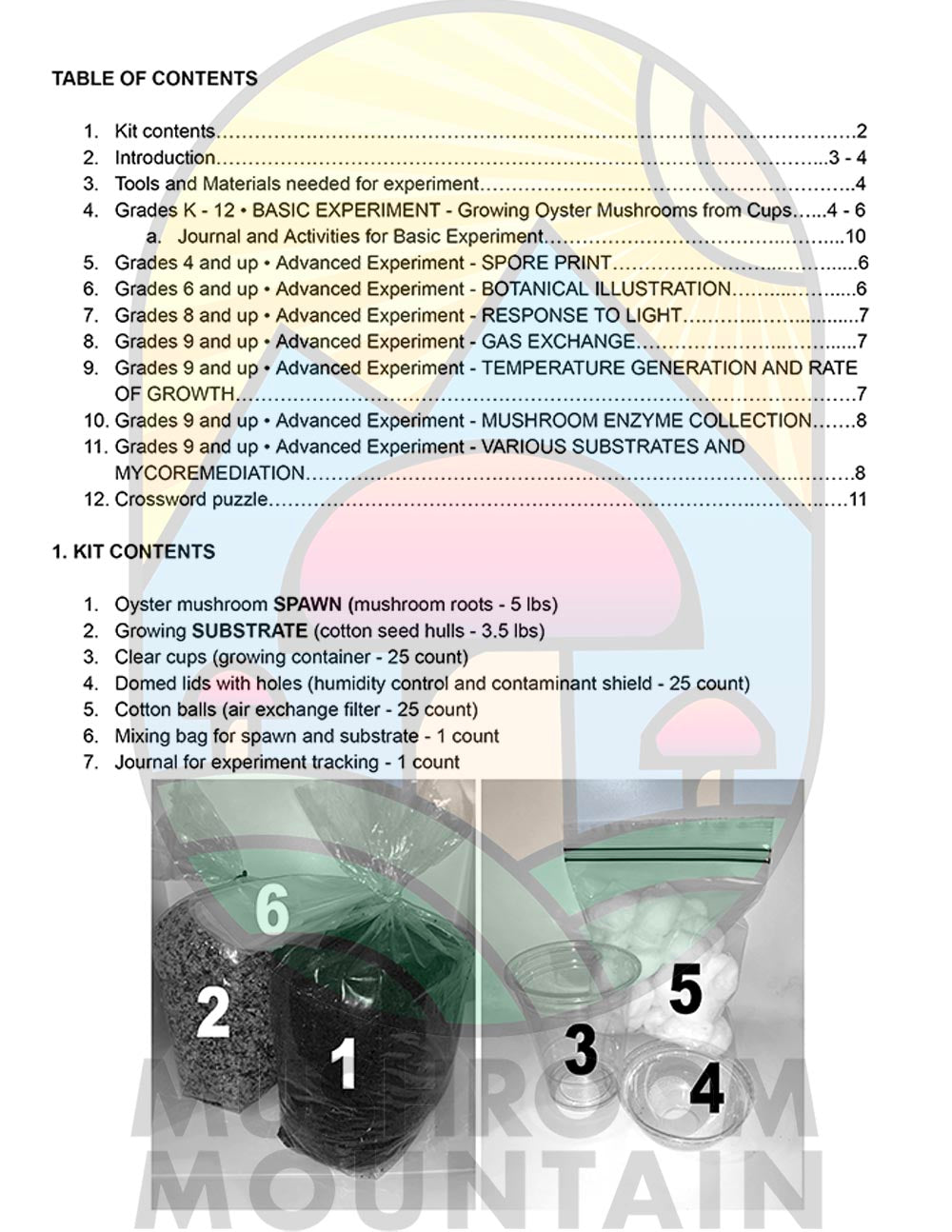 Young Mycologist Classroom Activity Kit