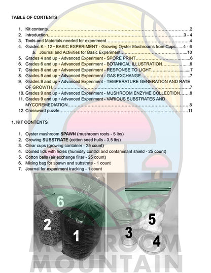 Young Mycologist Classroom Activity Kit