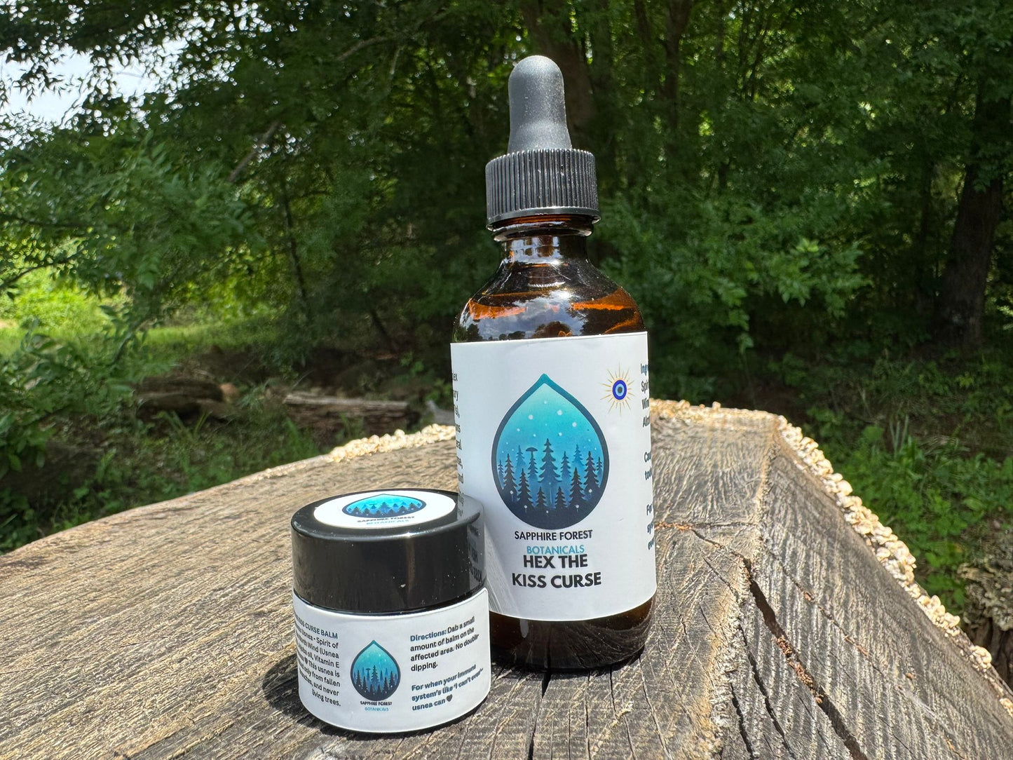 HEX THE KISS CURSE - Usnea barbata Tincture and Balm Care Package