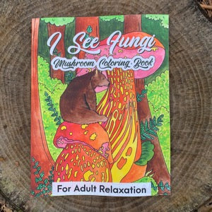 I See Fungi - Mushroom Coloring Book