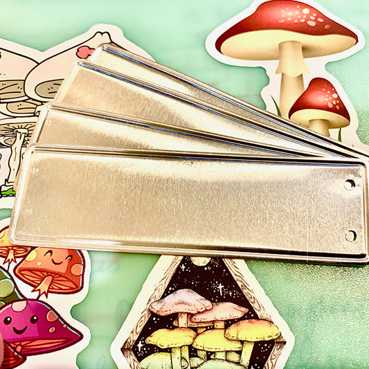 Aluminum Label Tags for Log Inoculation - 15 count