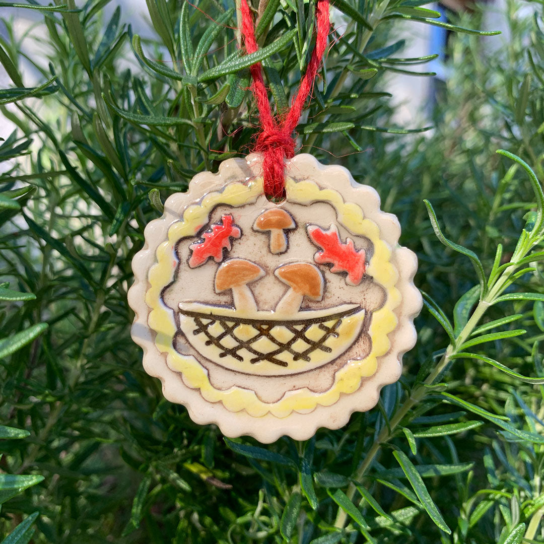 Shroomy Clay Ornament