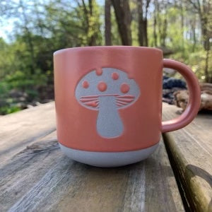 Just Peachy Mushroom Mug