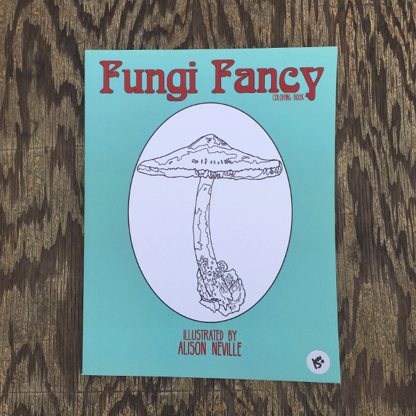 Fungi Fancy Coloring Book